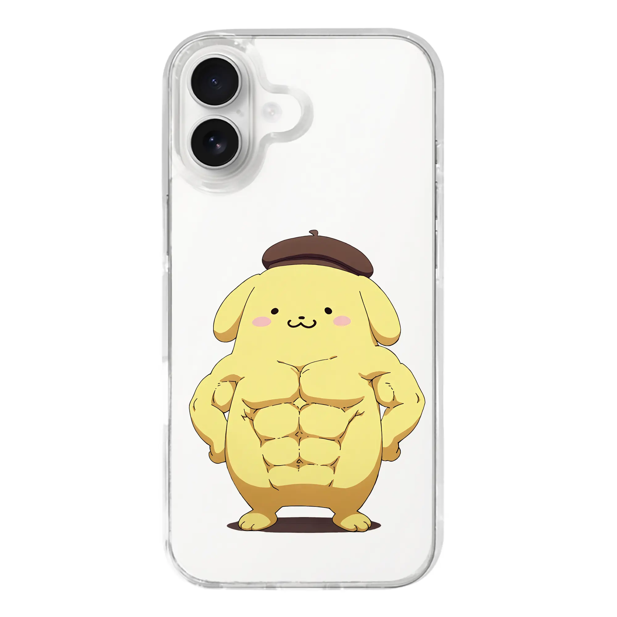 サンリオ グッズ,ポムポムプリン - iPhone 17シリーズ 透明スマホケース – 薄型・耐衝撃・精密フィット保護カバー